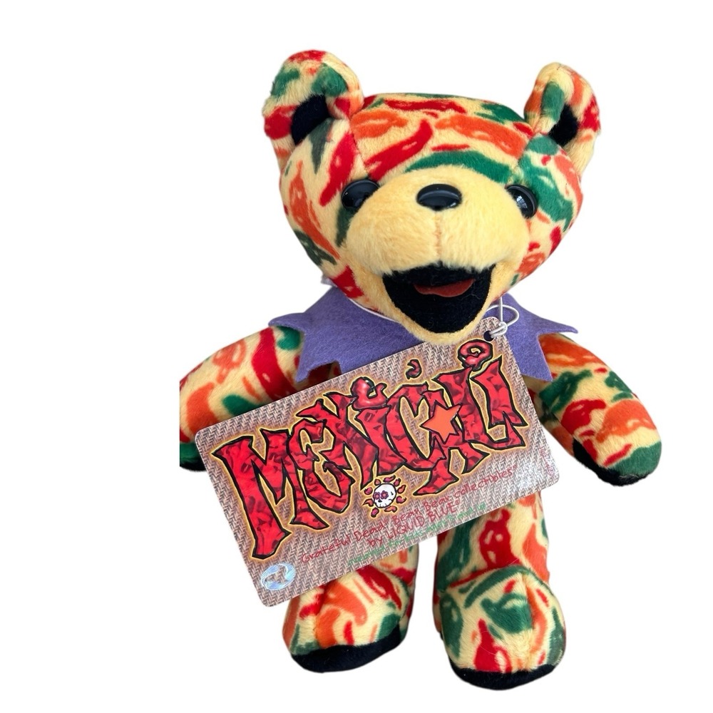 Grateful‎ Dead plush bear 2000 Mexicali 10-19-71 Northrup Auditorium